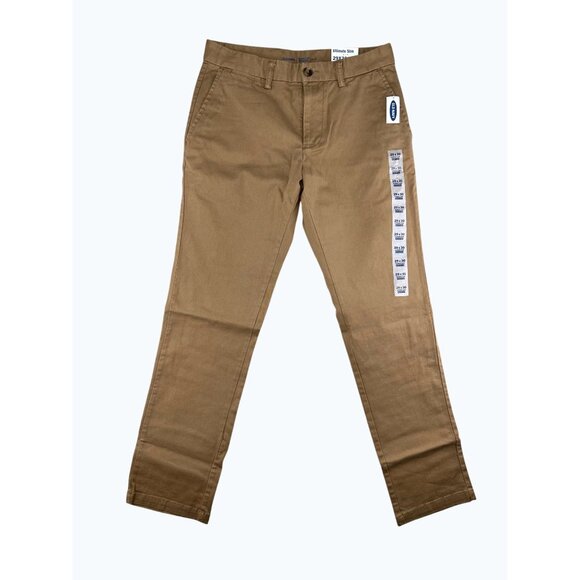 Old Navy Mens Ultimate Slim Built-In Flex Khaki Pants 29x30 Cotton Blend - Picture 4 of 13